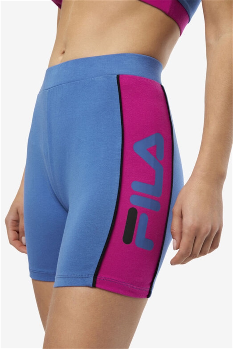 Deep Blue Women's Fila Davina Bike Shorts | Saudi Arabia-053294