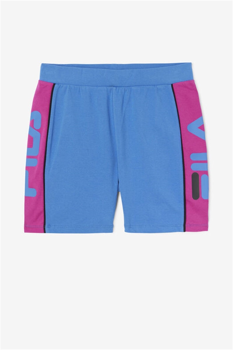 Deep Blue Women\'s Fila Davina Bike Shorts | Saudi Arabia-053294