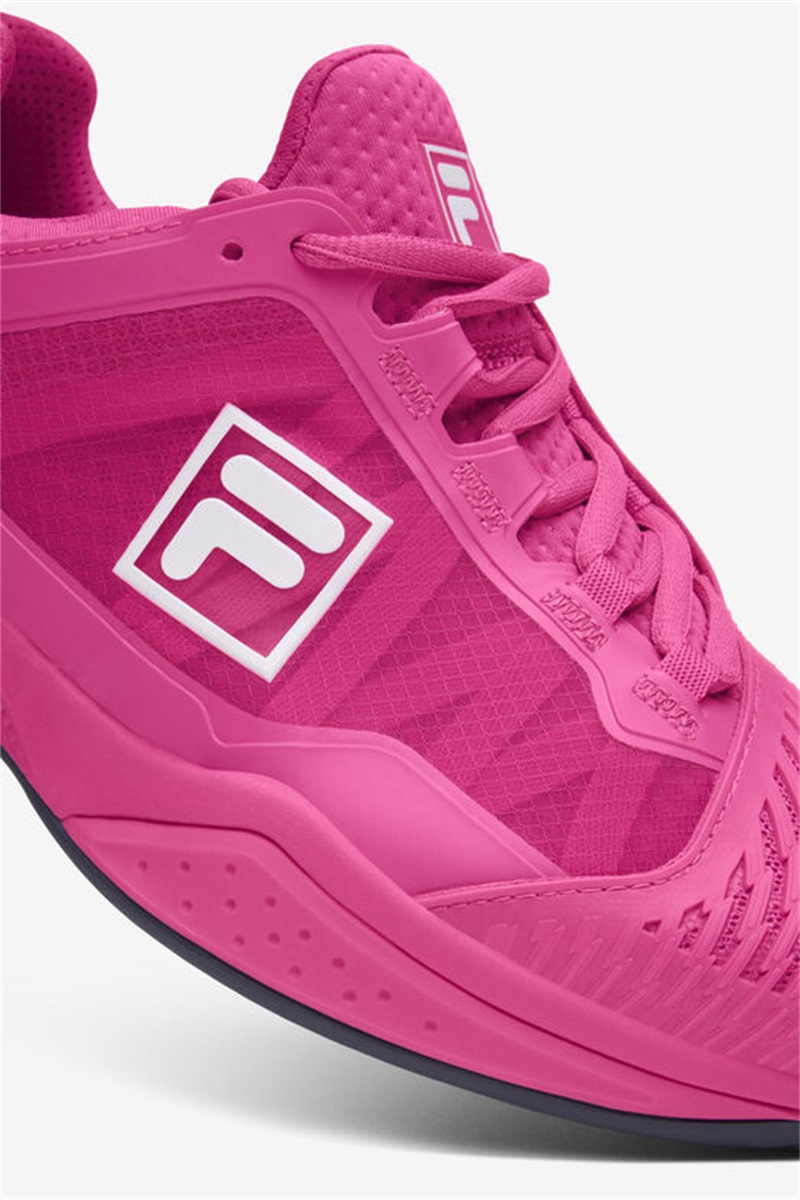 Fuchsia Purple / White / Navy Women's Fila Speedserve Energized Tennis Shoes | Saudi Arabia-431527
