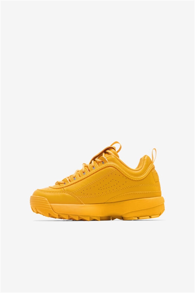 Gold Kids' Fila Disruptor 2 Premium Shoes | Saudi Arabia-835061