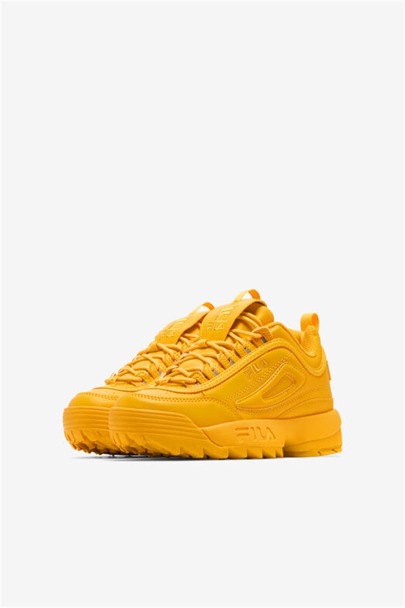 Gold Kids' Fila Disruptor 2 Premium Shoes | Saudi Arabia-835061