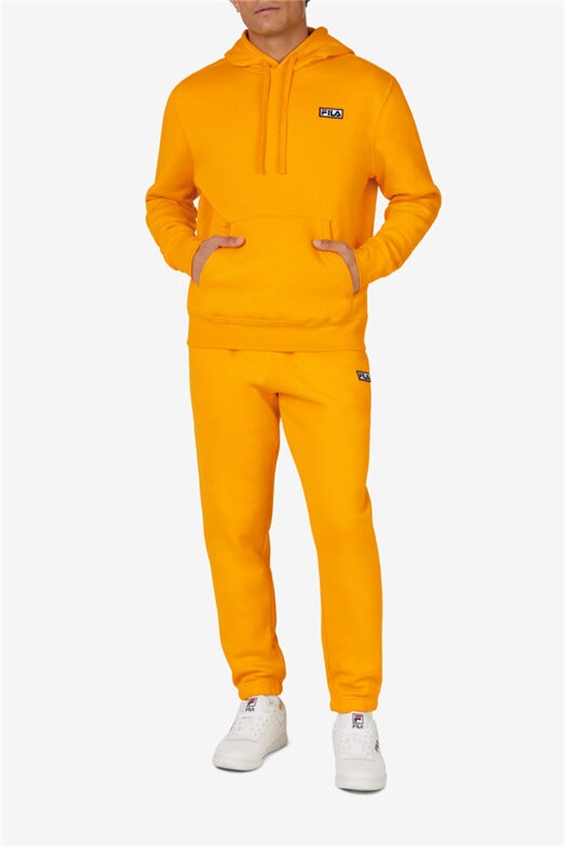 Gold Men's Fila Algot Hoodie | Saudi Arabia-379012