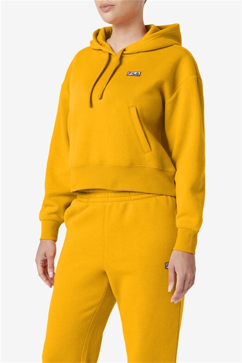 Gold Women's Fila Marina Hoodie | Saudi Arabia-506481