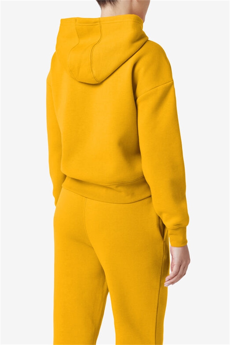 Gold Women's Fila Marina Hoodie | Saudi Arabia-506481