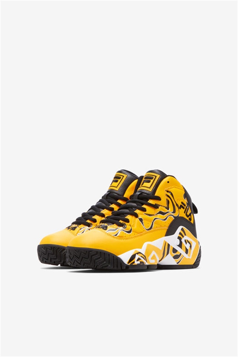 Gold / Black / White Kids' Fila MB Shoes | Saudi Arabia-728641