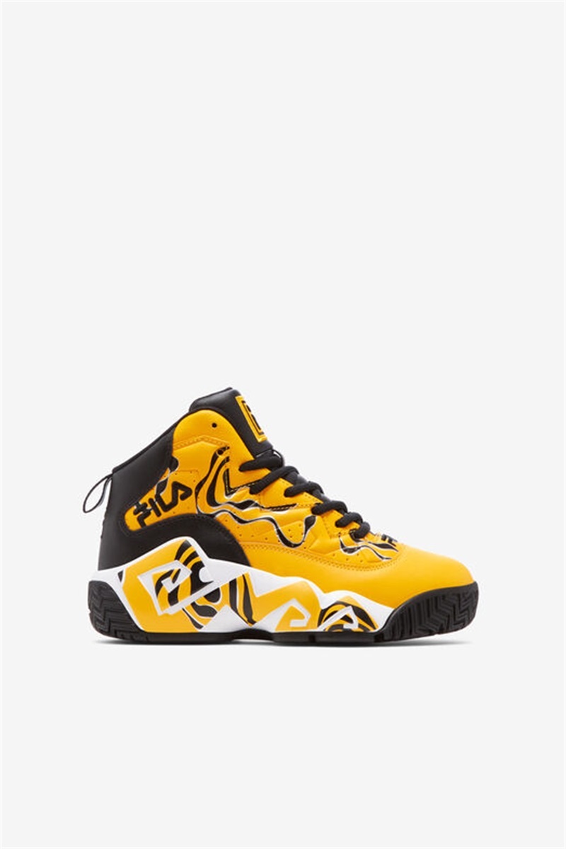 Gold / Black / White Kids\' Fila MB Shoes | Saudi Arabia-728641