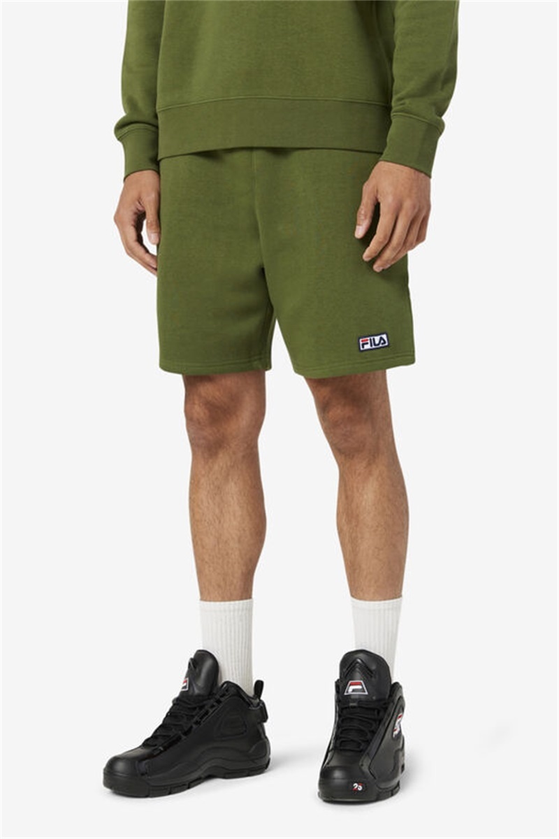 Green Men's Fila Kylan Shorts | Saudi Arabia-427150