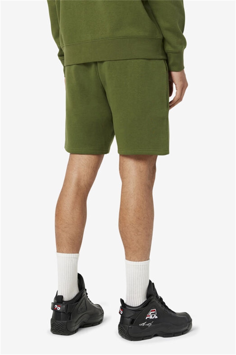 Green Men's Fila Kylan Shorts | Saudi Arabia-427150