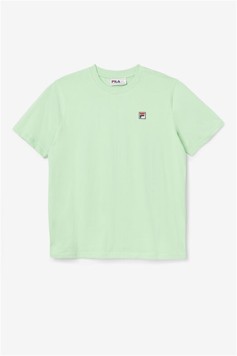 Green Men\'s Fila Quartz Tee | Saudi Arabia-306547