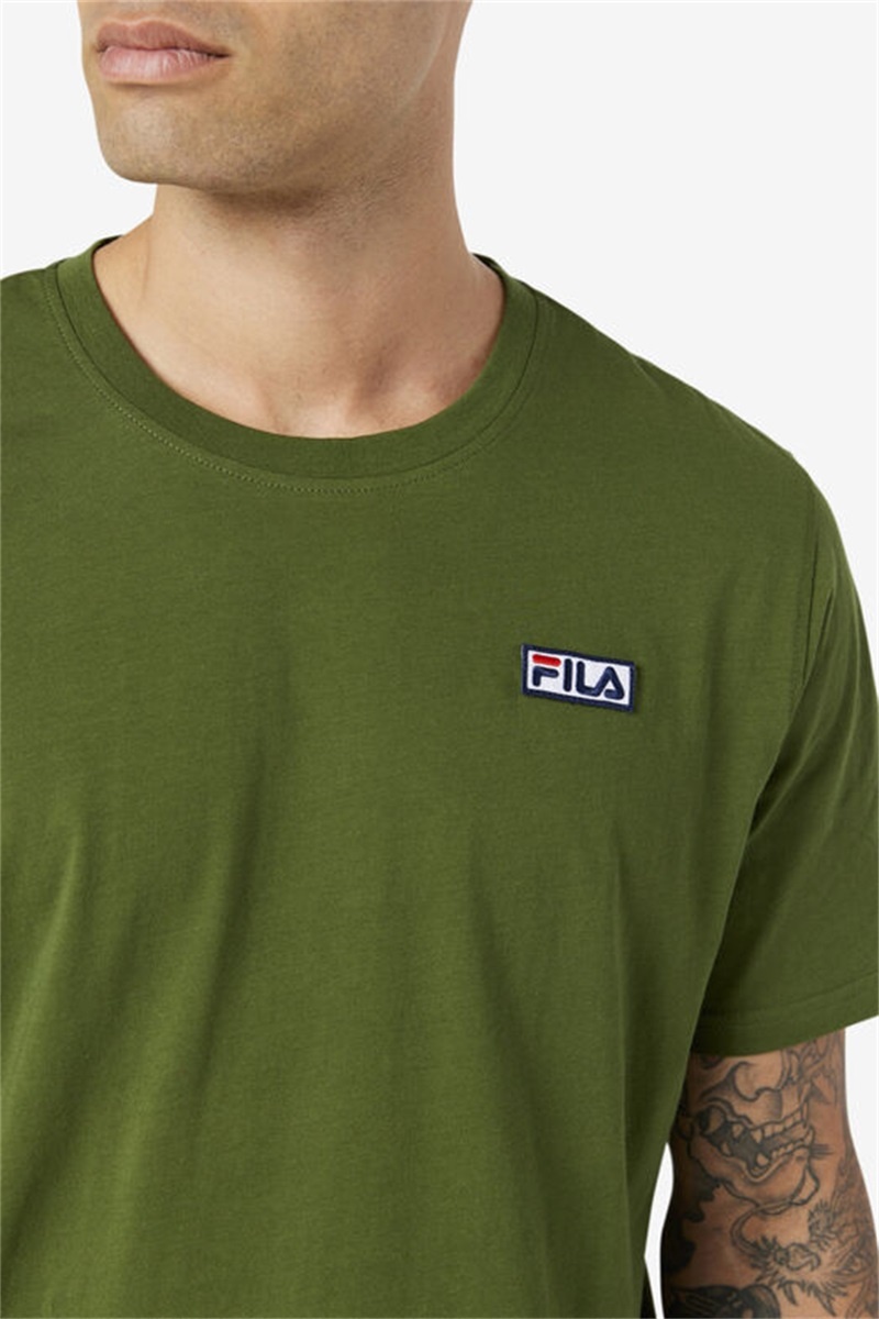 Green Men's Fila Skylar Tee | Saudi Arabia-539647