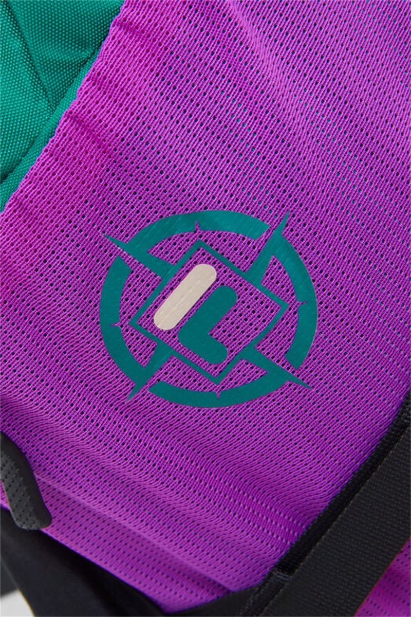 Green / Black / Purple Green Flower Women's Fila Trail Backpack | Saudi Arabia-137946