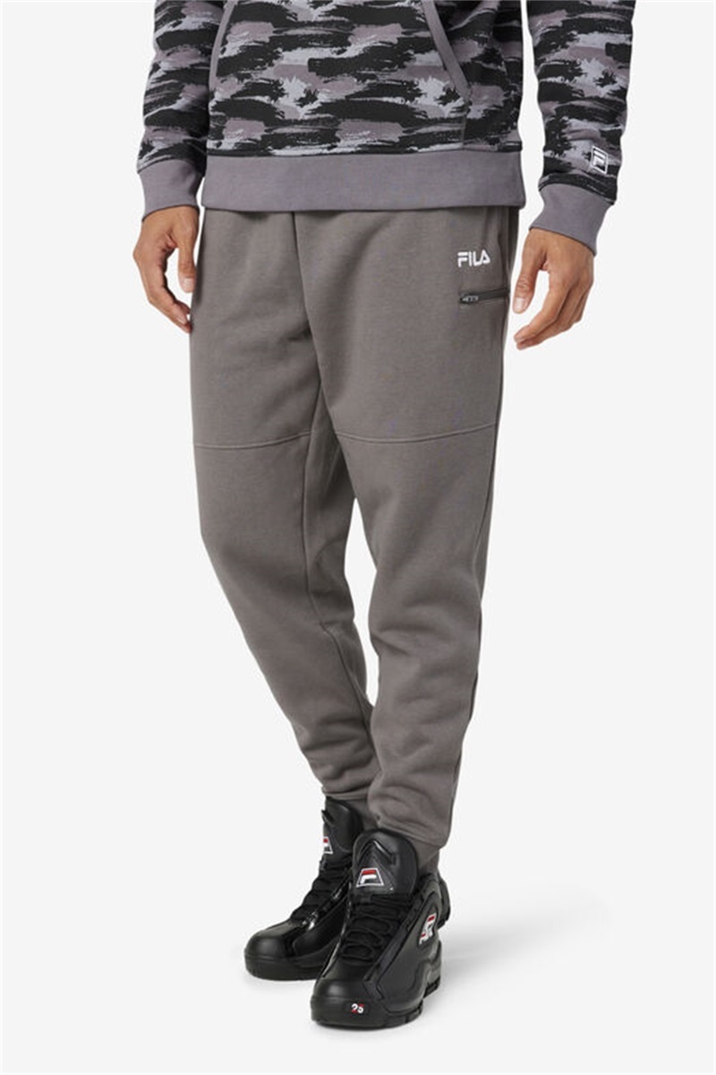 Grey Men's Fila Canadice Joggers | Saudi Arabia-764109