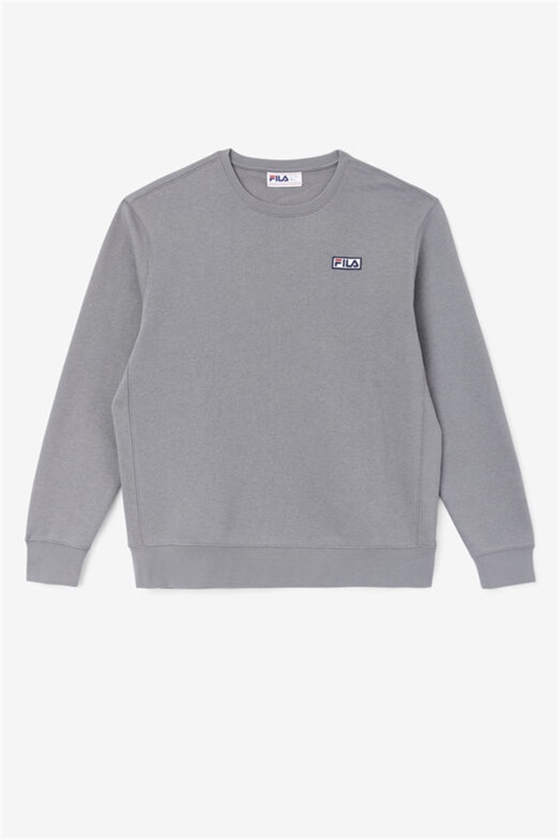 Grey Men\'s Fila Garran Crew Sweatshirts | Saudi Arabia-237460
