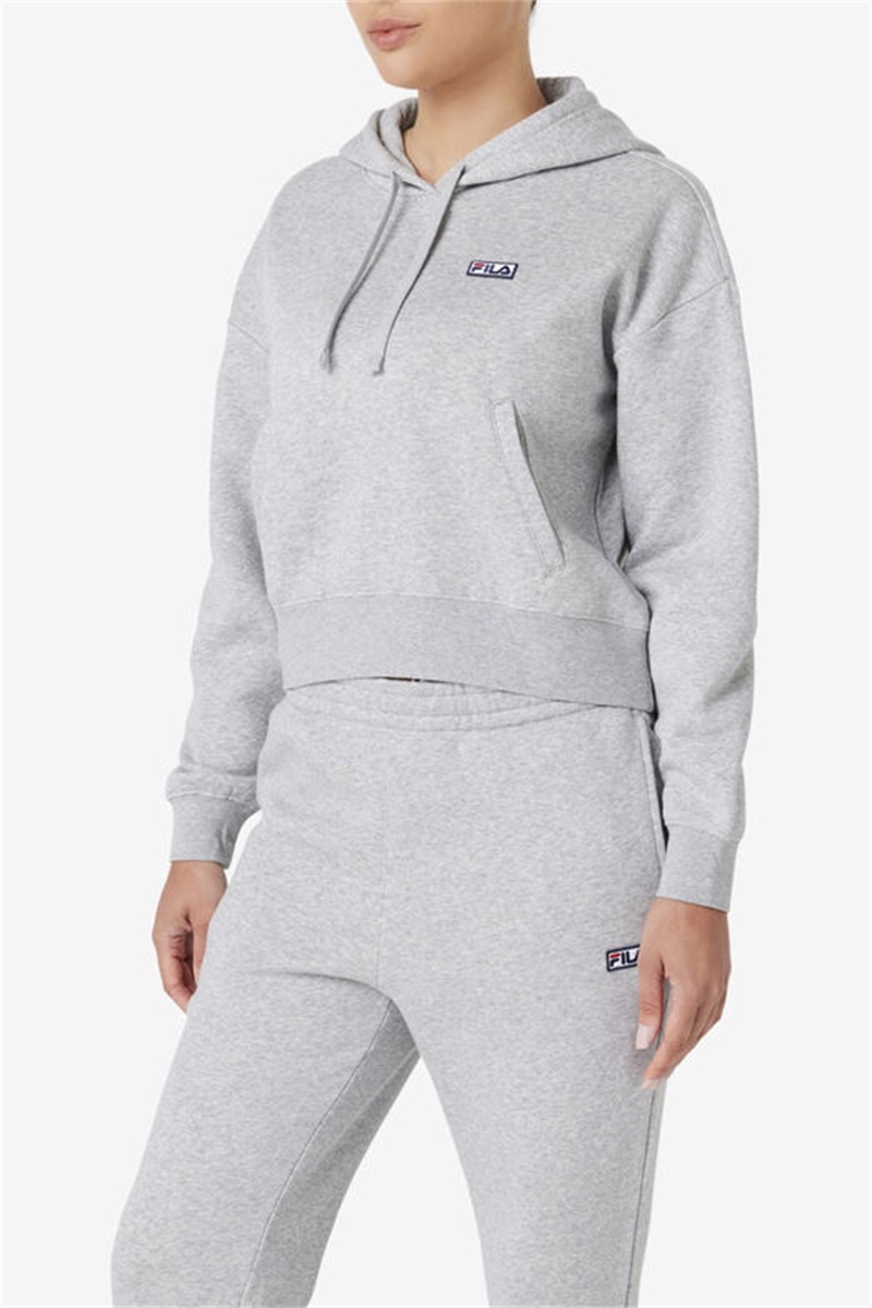 Grey Men's Fila Marina Hoodie | Saudi Arabia-496082