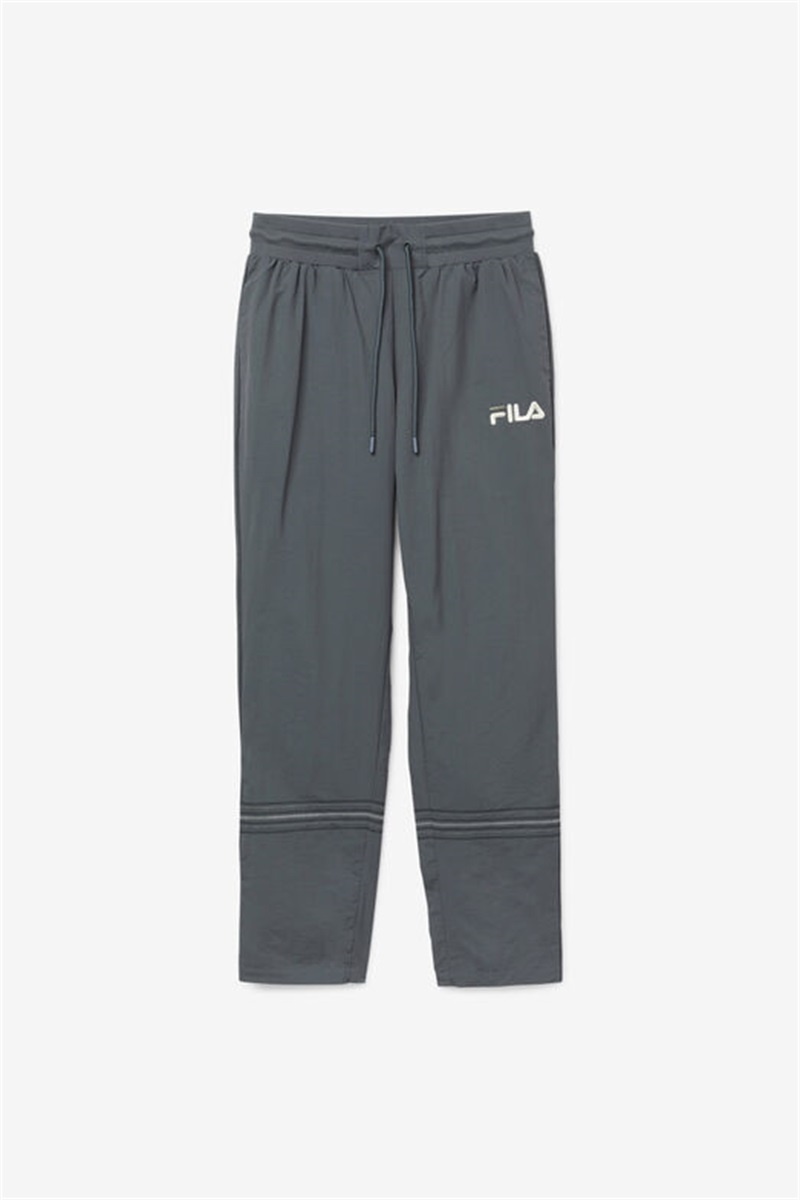 Grey Men\'s Fila Nasir Wind Pants | Saudi Arabia-807354
