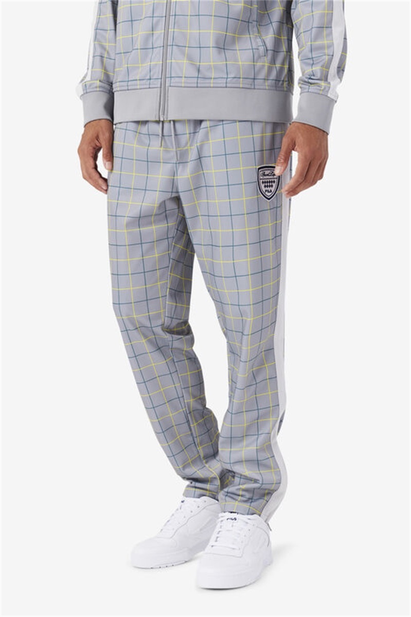 Grey Men's Fila Oshan Track Pants | Saudi Arabia-648120