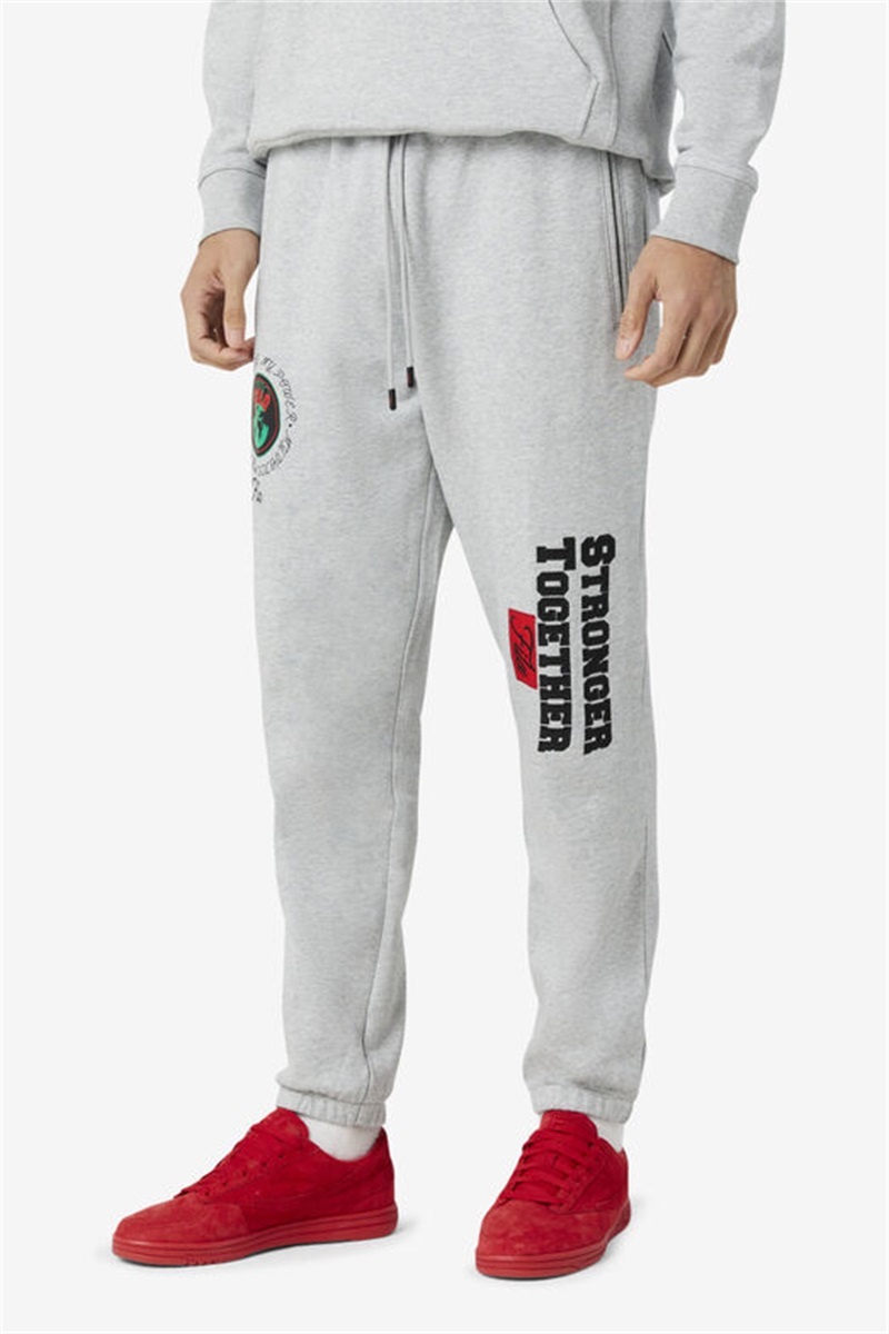Grey Men's Fila Rhys Joggers | Saudi Arabia-910473