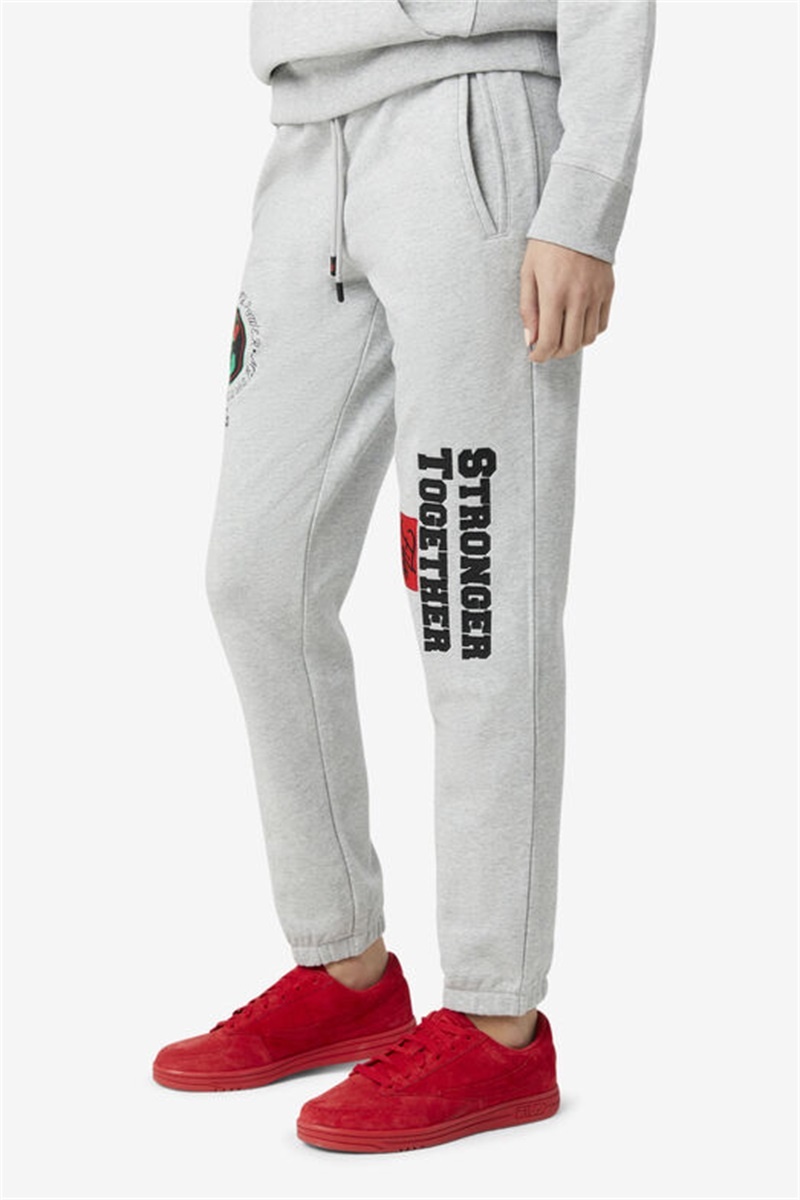 Grey Men's Fila Rhys Joggers | Saudi Arabia-910473