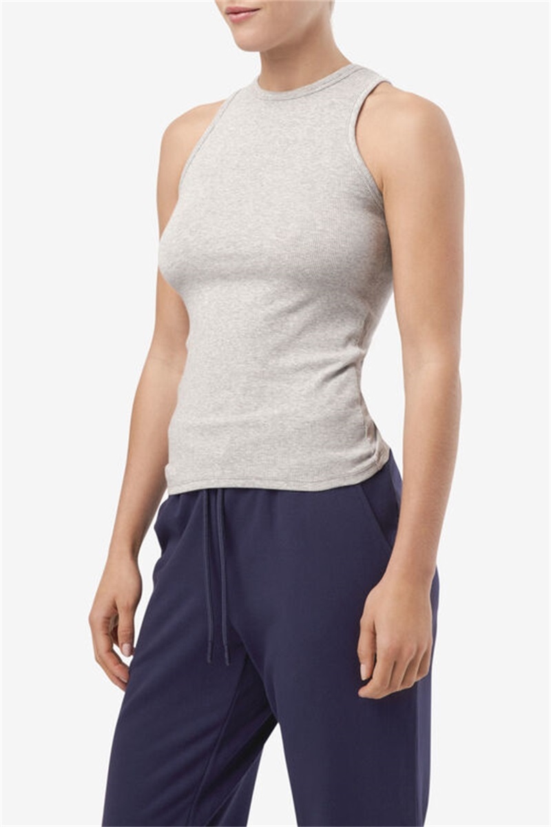 Grey Women's Fila Alexia Tanks | Saudi Arabia-514936