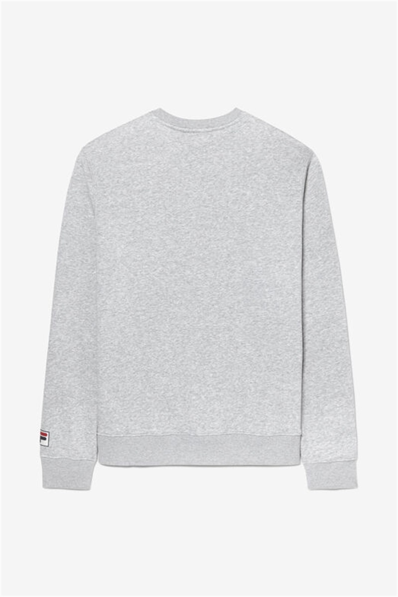 Grey Women's Fila Crewneck Sweatshirts | Saudi Arabia-460751
