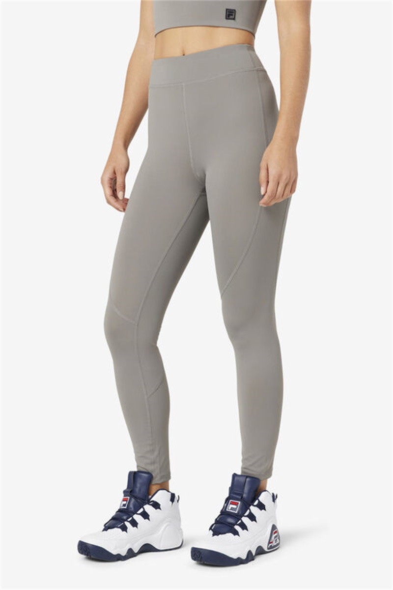 Grey Women's Fila Emerie Leggings | Saudi Arabia-048267