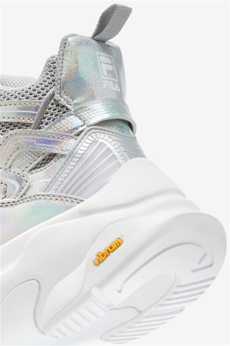Grey Women's Fila Hallasan Mid Premium Sneakers | Saudi Arabia-734120