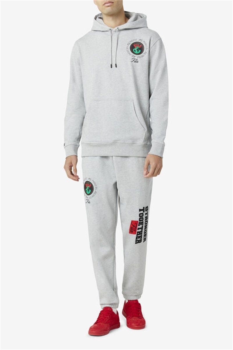 Grey Women's Fila Hunt Hoodie | Saudi Arabia-023174