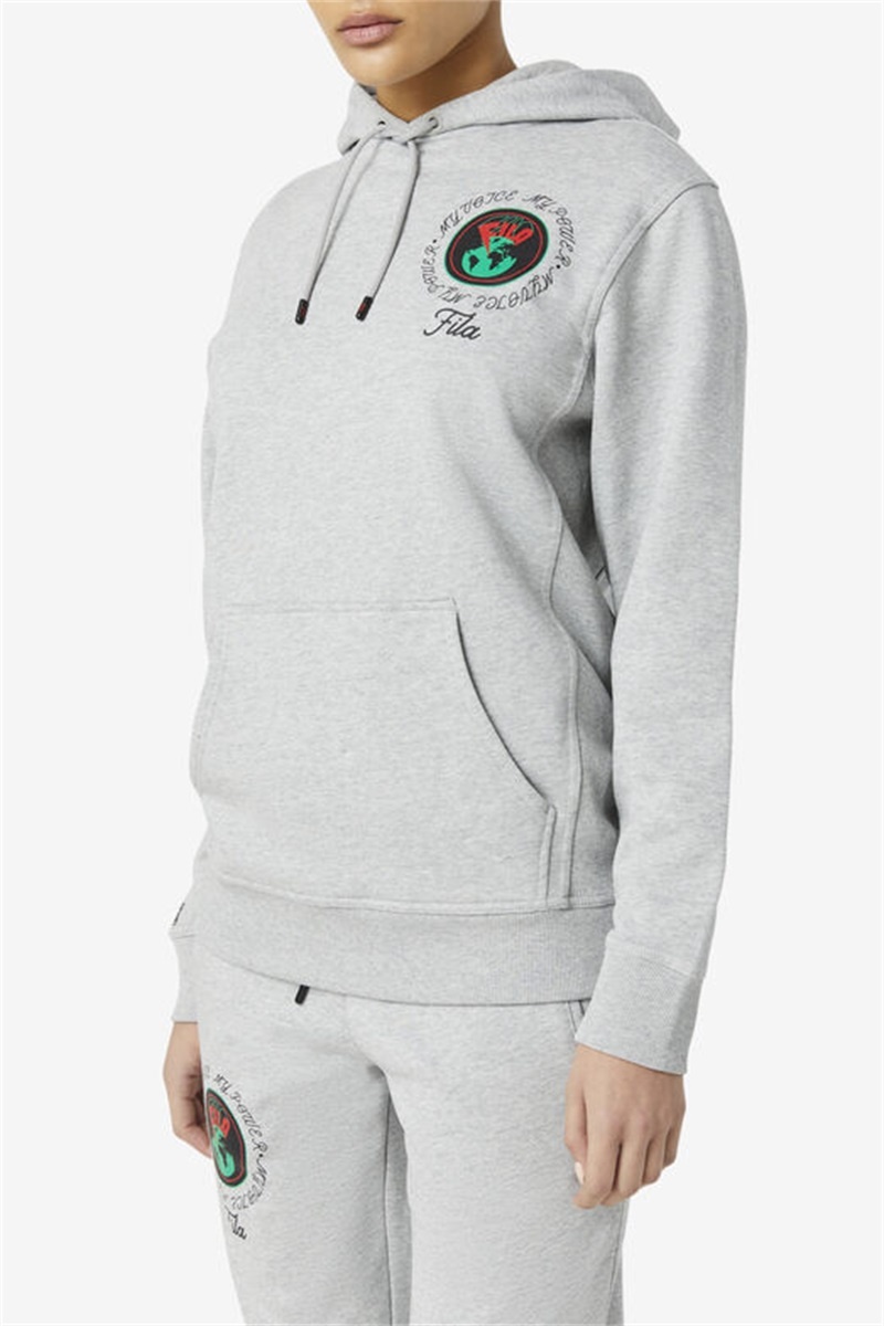 Grey Women's Fila Hunt Hoodie | Saudi Arabia-023174