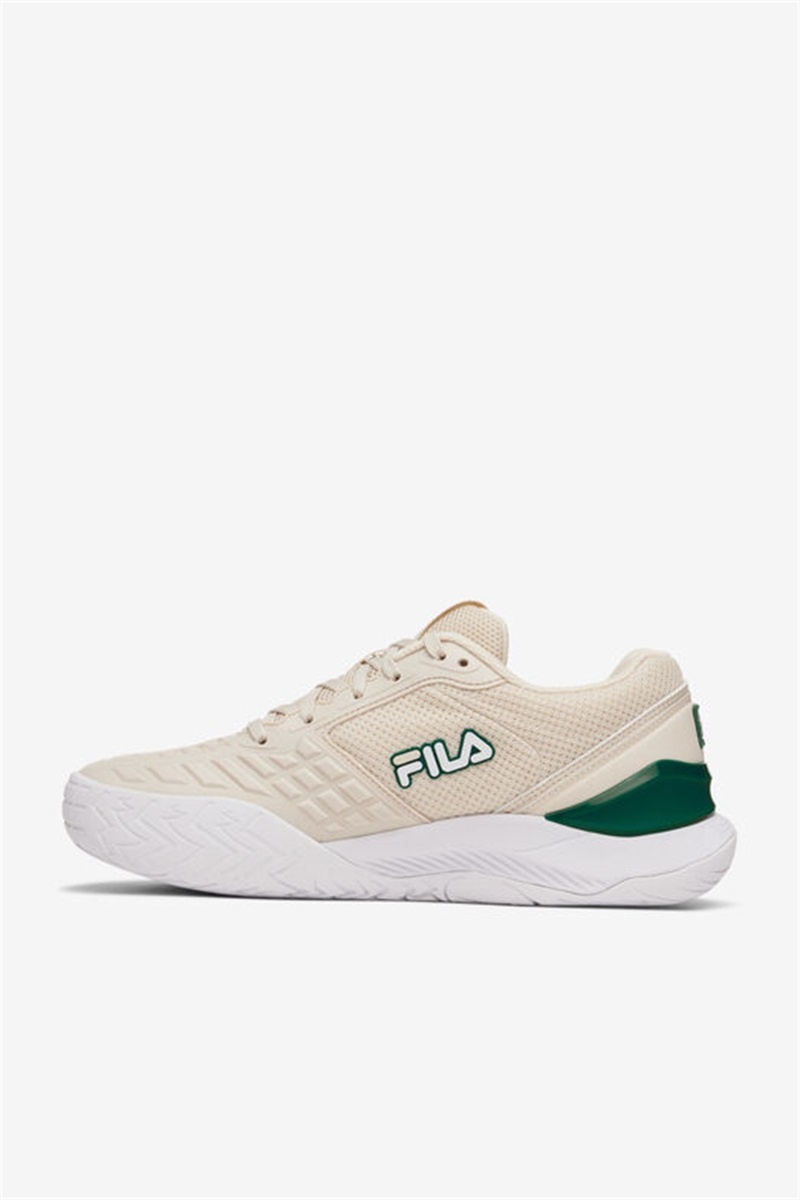 Grey / White Women's Fila Axilus 3 Sneakers | Saudi Arabia-948135