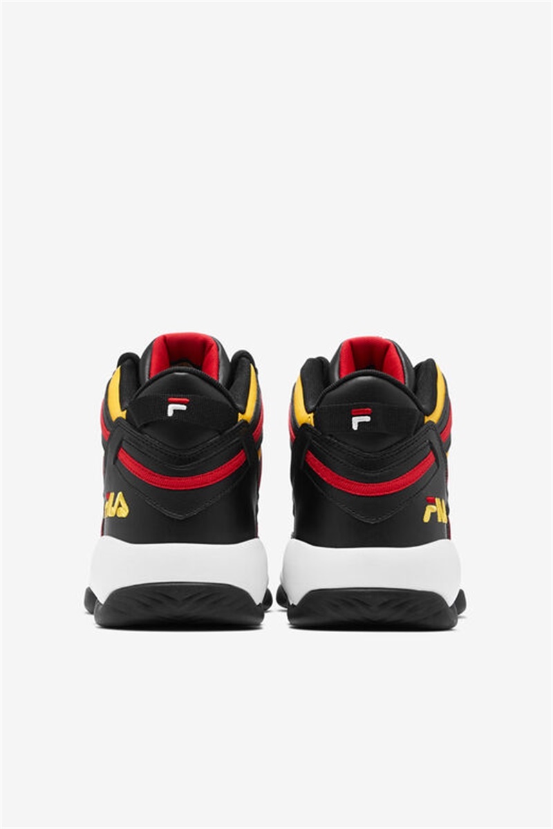 Lemon / Black / Red Men's Fila Stackhouse Spaghetti Shoes | Saudi Arabia-173942