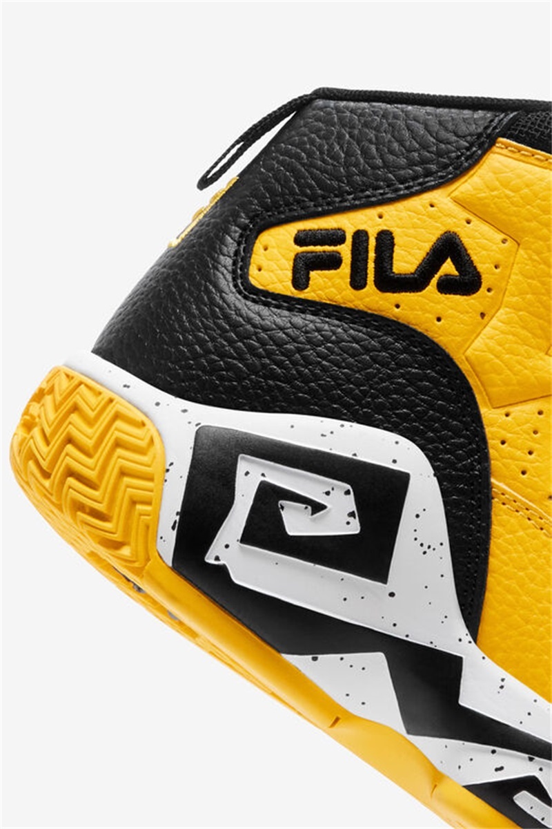 Lemon / Black / White Kids' Fila MB Shoes | Saudi Arabia-530829