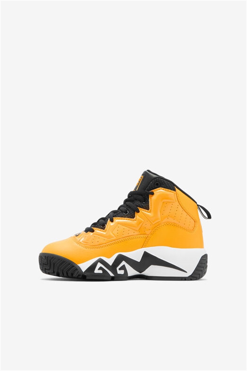 Lemon / White / Black Kids' Fila Mb Night Walk Shoes | Saudi Arabia-892617