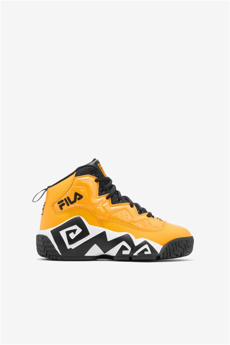 Lemon / White / Black Kids\' Fila Mb Night Walk Shoes | Saudi Arabia-892617