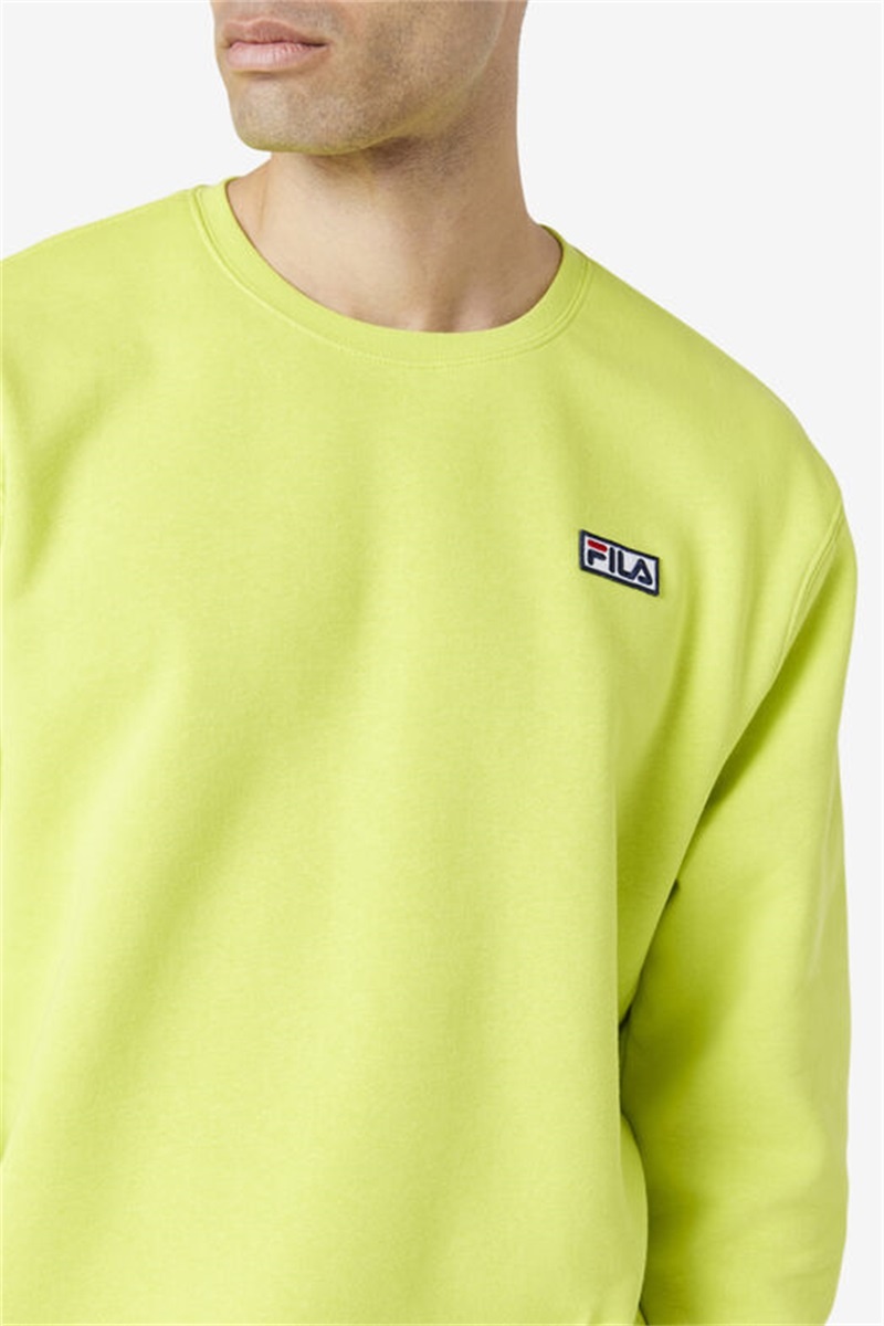 Light Green Men's Fila Garran Crew Sweatshirts | Saudi Arabia-629537