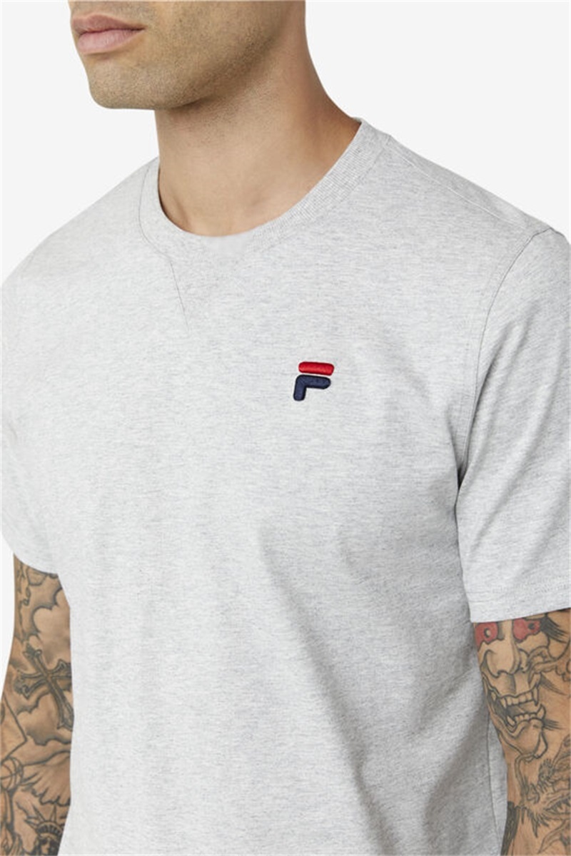 Light Grey Men's Fila Derion Tee | Saudi Arabia-674392