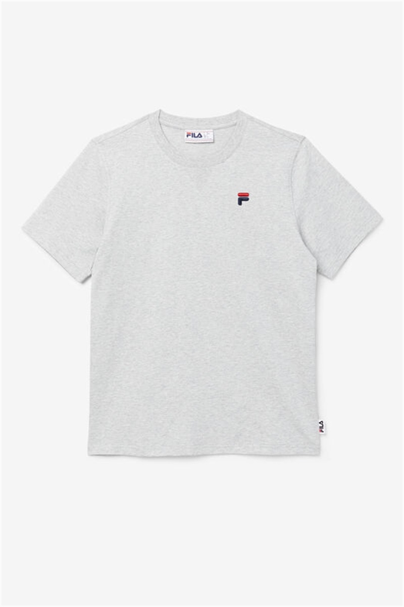 Light Grey Men\'s Fila Derion Tee | Saudi Arabia-674392