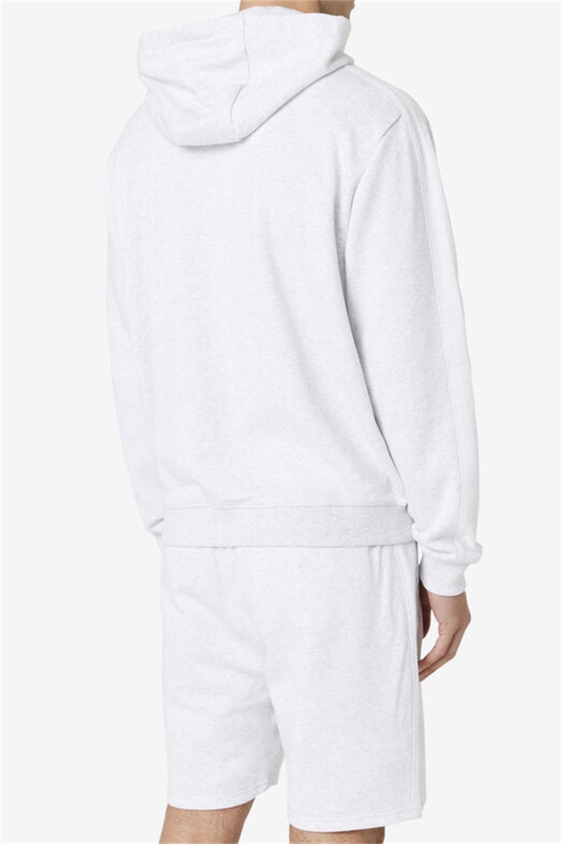 Light Grey Men's Fila Joey Full Zip Hoodie | Saudi Arabia-273508