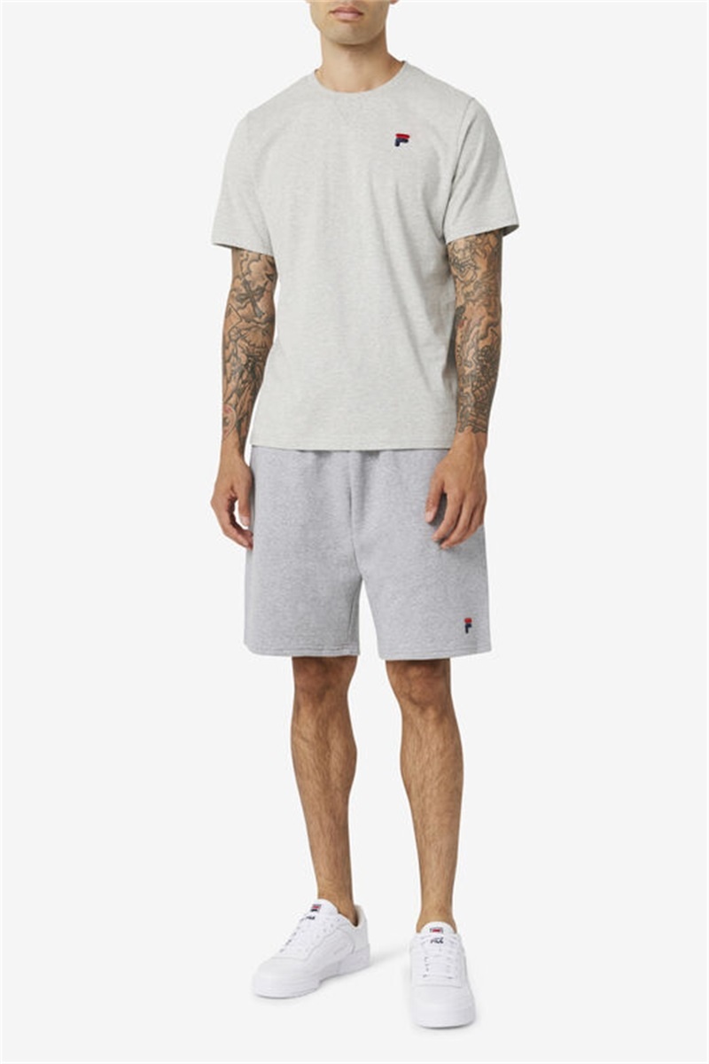 Light Grey Men's Fila Kasta Shorts | Saudi Arabia-741586