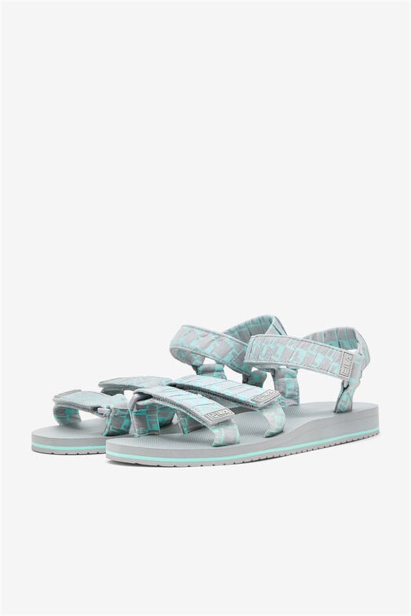 Light Turquoise Men's Fila Drifter Ts Bandana Sandals | Saudi Arabia-704536