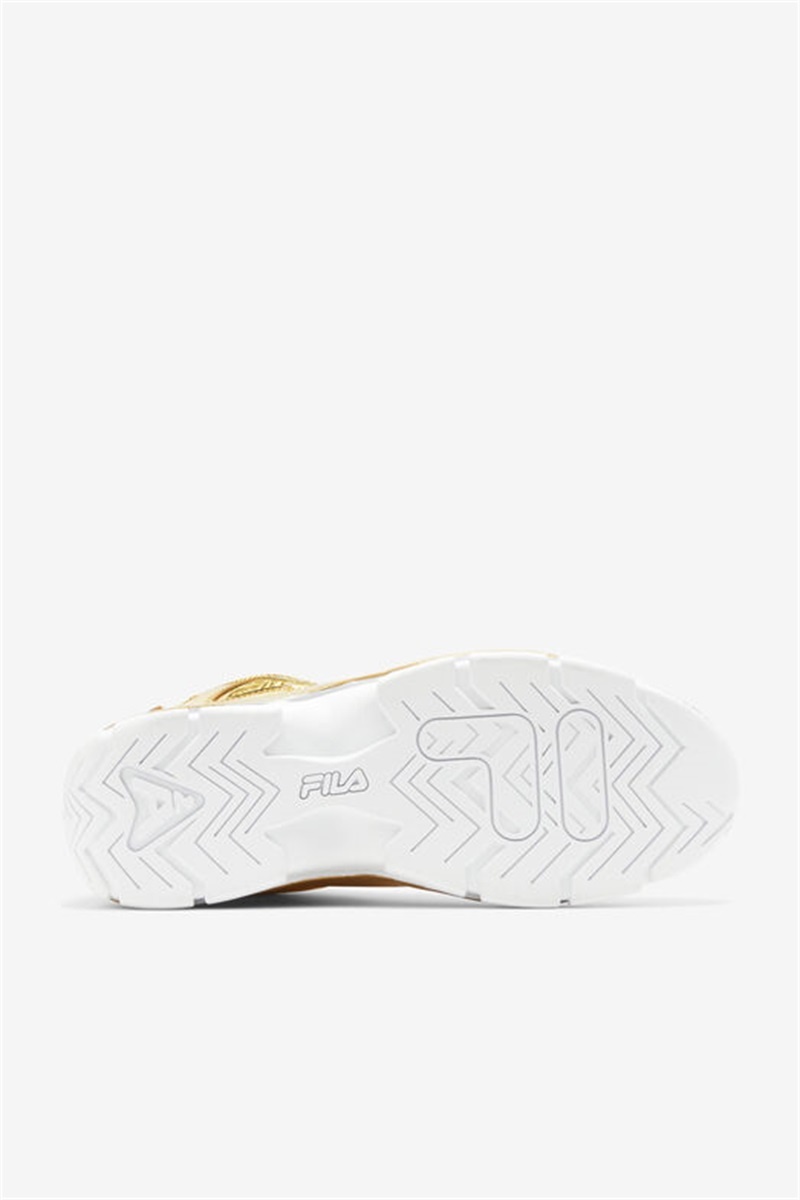 Metal Gold Men's Fila Grant Hill 2 Metallic Sneakers | Saudi Arabia-845703