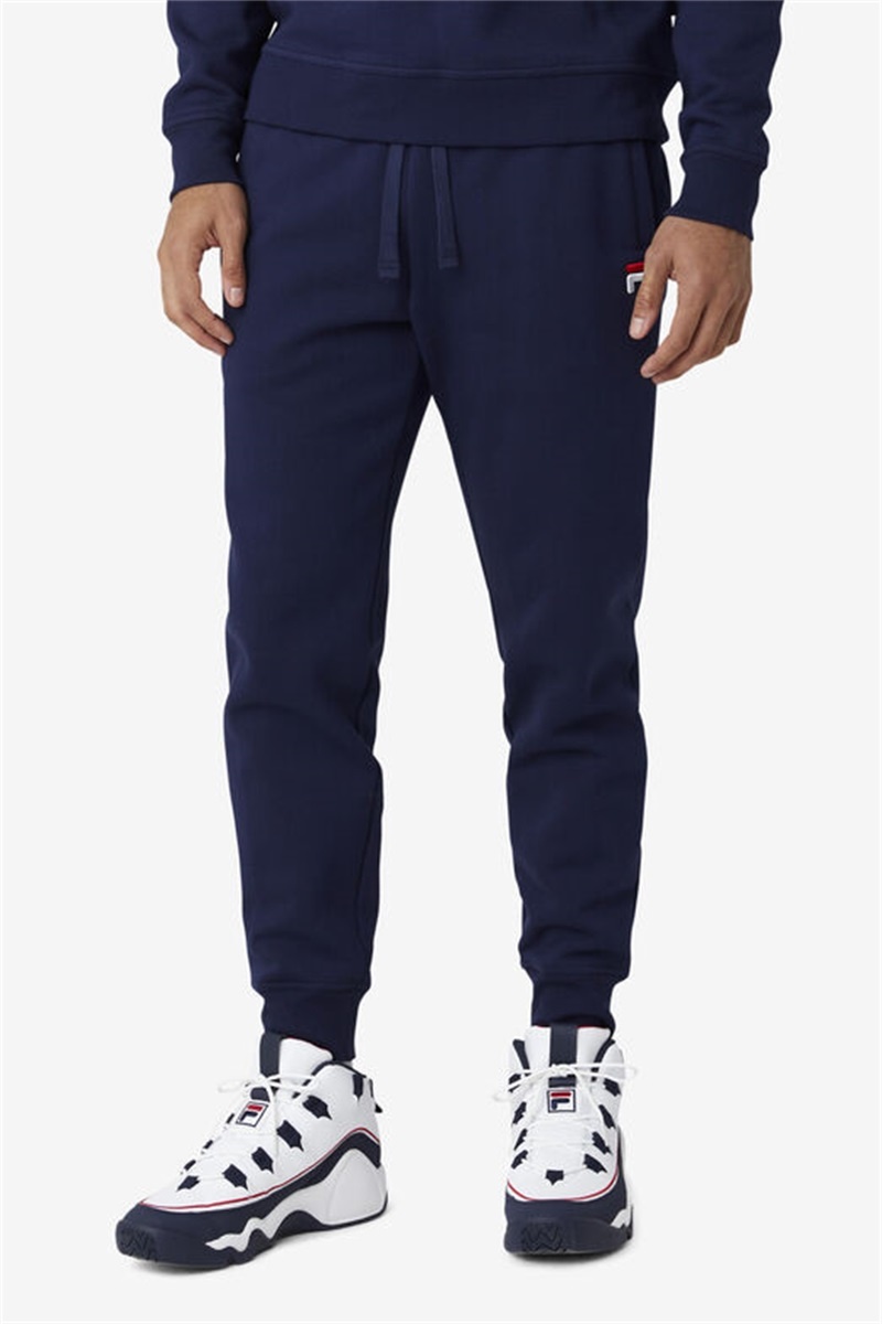 Navy Men's Fila Chardon Joggers | Saudi Arabia-645987