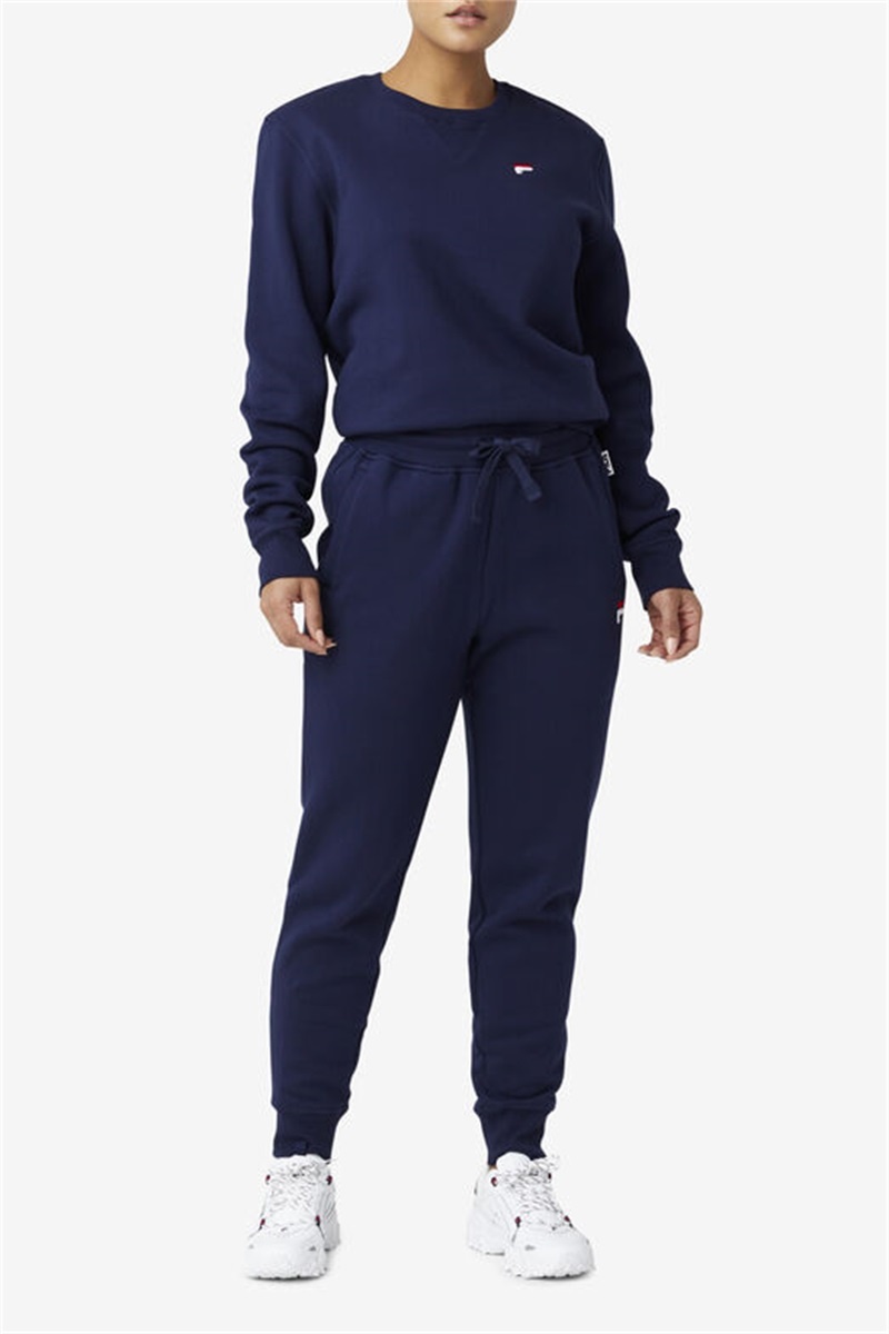 Navy Men's Fila Chardon Joggers | Saudi Arabia-645987