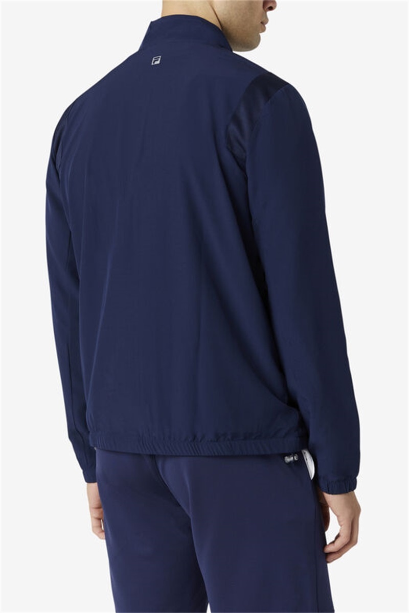 Navy Men's Fila Essentials Jackets | Saudi Arabia-420659
