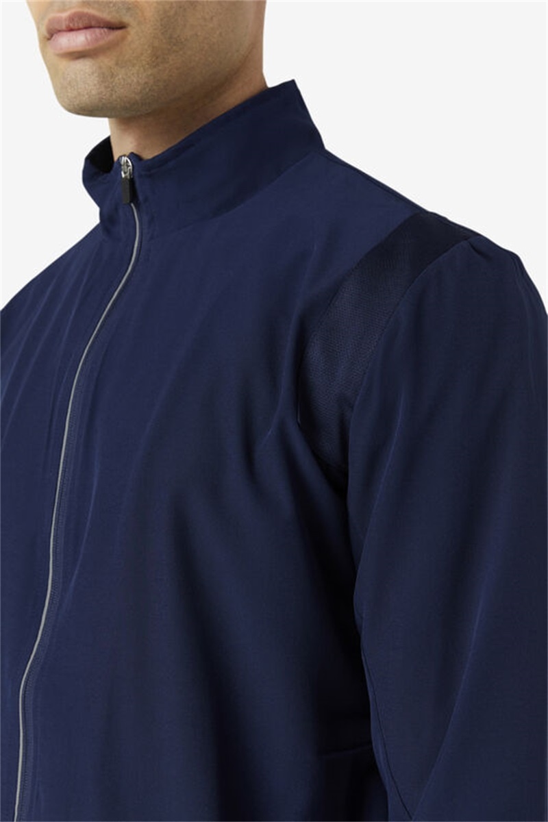 Navy Men's Fila Essentials Jackets | Saudi Arabia-420659
