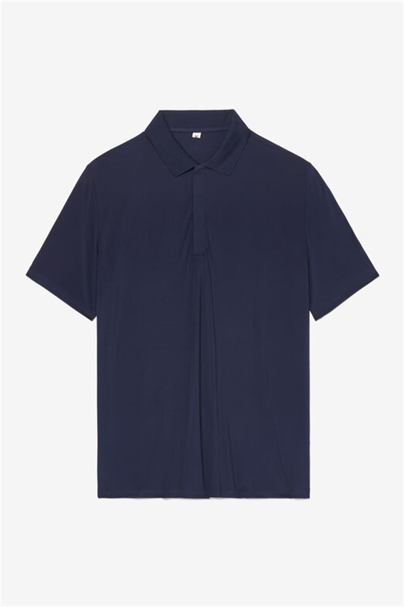 Navy Men\'s Fila Essentials Ss Polo Shirts | Saudi Arabia-369024