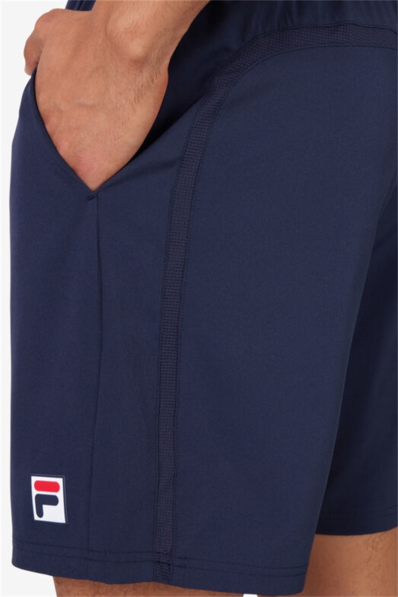Navy Men's Fila Essentials Woven Shorts | Saudi Arabia-816392