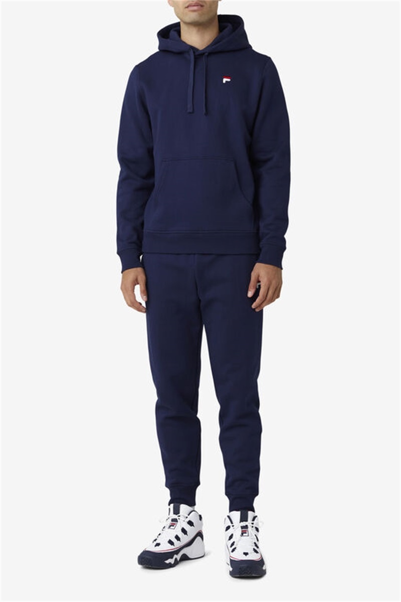 Navy Men's Fila Godfrey Hoodie | Saudi Arabia-726453