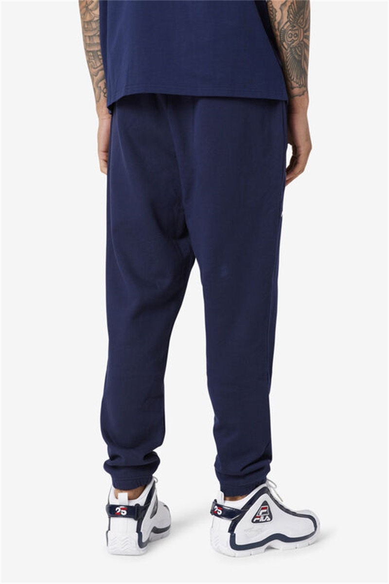 Navy Men's Fila Grant Hill Orson Pants | Saudi Arabia-872436