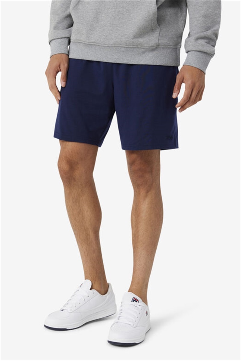 Navy Men's Fila Intan Performance Shorts | Saudi Arabia-735920