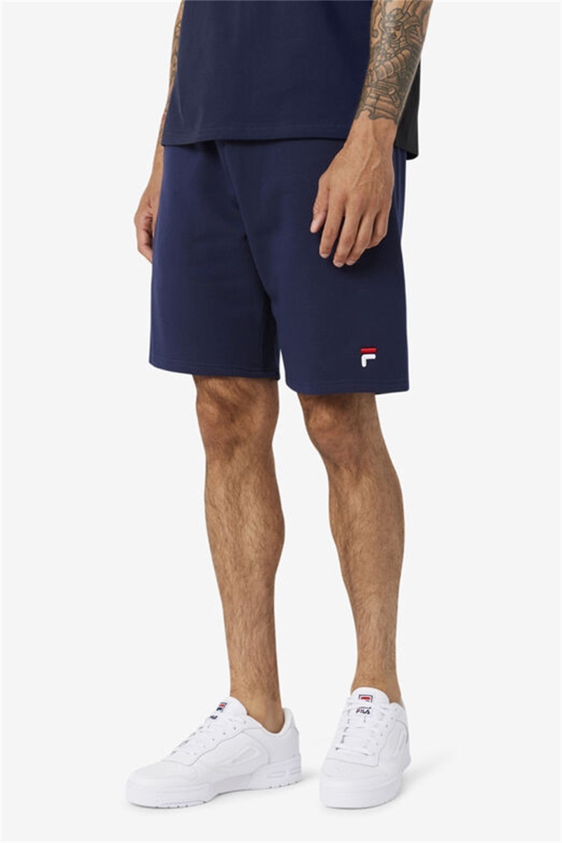 Navy Men's Fila Kasta Shorts | Saudi Arabia-834096